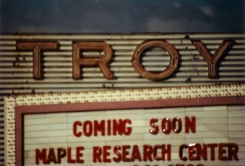 Troy Drive-In Theatre - MARQUEE FROM JIM